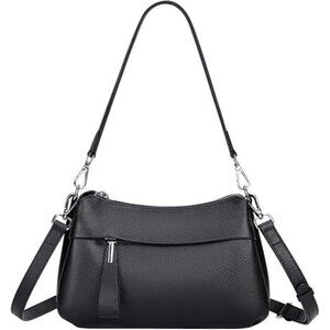 Over Earth Genuine Leather Crossbody Bags for Women Small Hobo Handbags